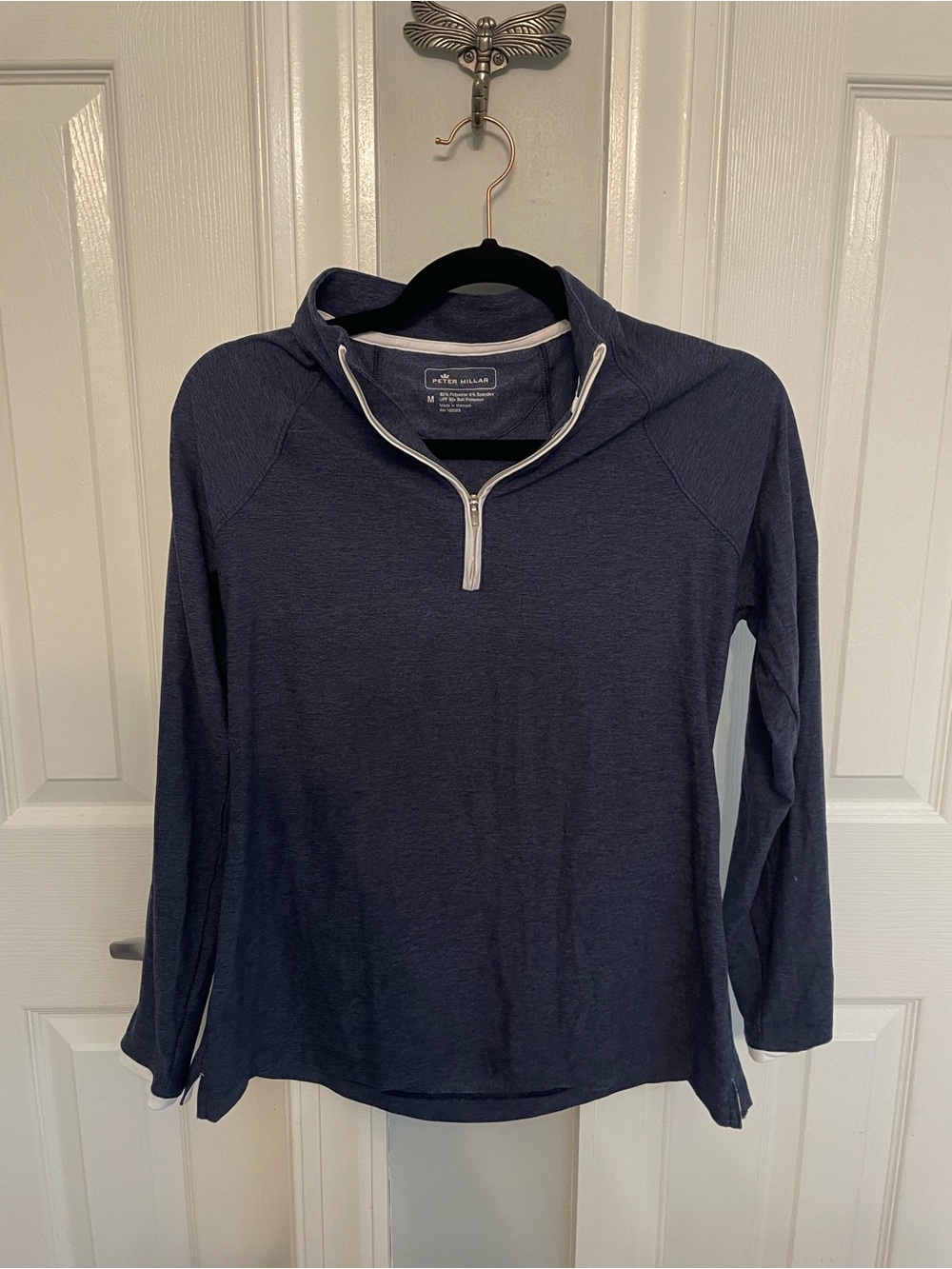 Peter Millar Navy Half-Zip Pullover